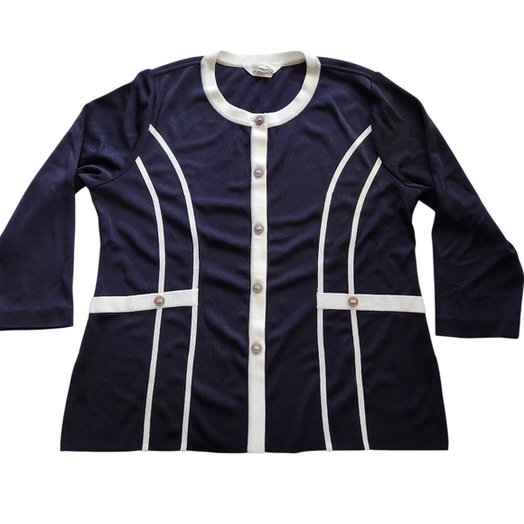 Exclusively Misook Button Front Cardigansz XL - Picture 1 of 5